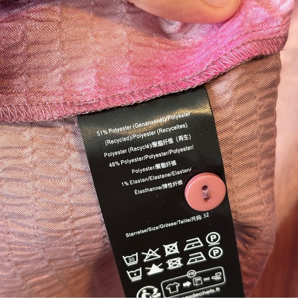 Baum und Pferdgarten Anthropologie pink Abira Dress size 0 NWT - Picture 13 of 14